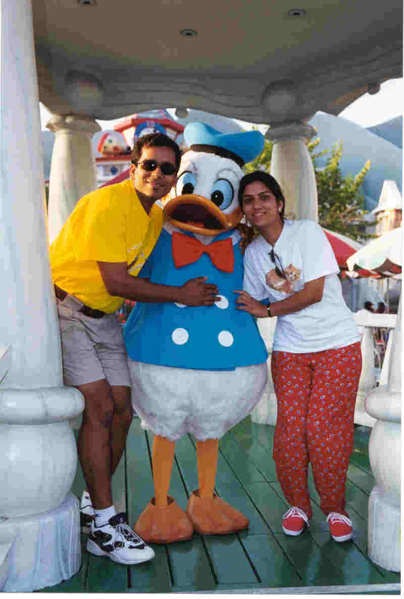 MenkArun with Donald Duck
