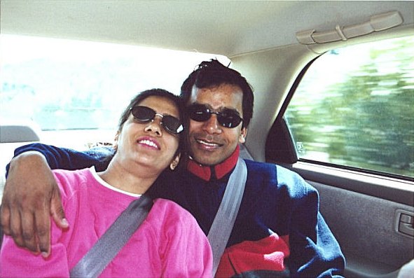 MenkArun in Rajiv's Car